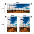 thumbnail image 4 of LALILO Kitchen Curtains and Valances Set of 3 36" Valley Window Treatment Tiers for Window Decor, 4 of 5