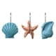 thumbnail image 2 of Ganchos para cortinas de ducha AGPtek Seashell, antióxido, 12 unidades, azules, 2 of 9