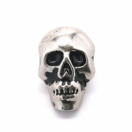Skull Concho Nickel with Black 1" 440-21 by Stecksstore