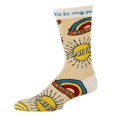 thumbnail image 3 of OoohYeah Men's Funny Colorful Crew Socks, Novelty Cotton Socks, Positive, One Size, 3 of 3