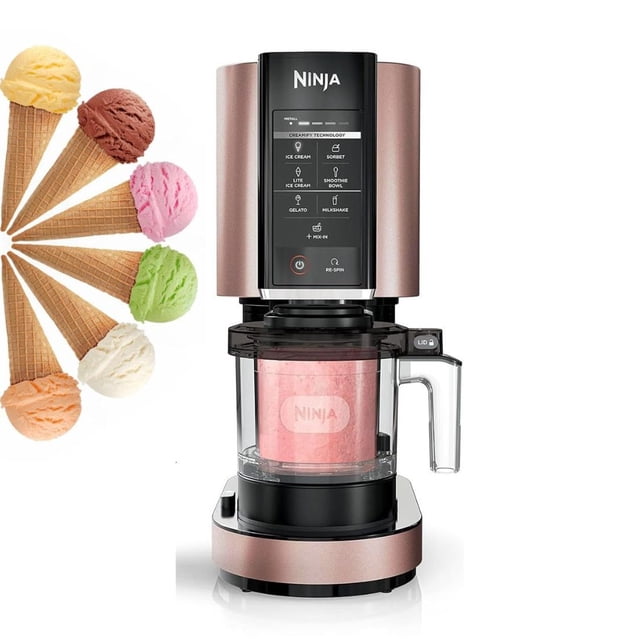Maquina Para HACER Helados NINJA CREAMI 7 Funciones NC301 ROSA 1 vaso