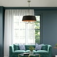 thumbnail image 5 of 51355-01 Livex Lighting Palma - 5 Light Pendant In Transitional Style-17.5 Inches Tall and 23 Inches Wide-Antique Brass Finish    -Traditional, 5 of 9