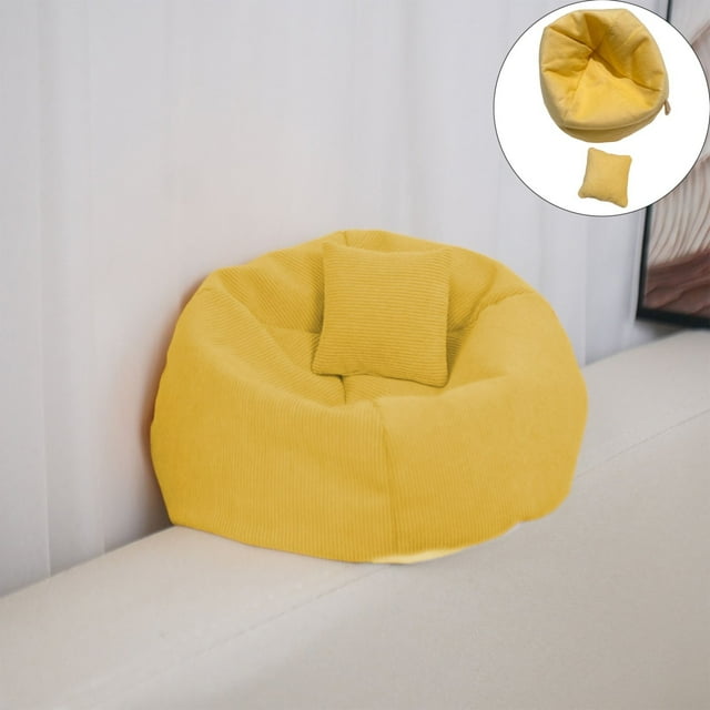 HUASHENG Bed For Sofa Soft Furry Cushion Doll For Accessories Seat For Desktop Display Decoration For Fans Collectors