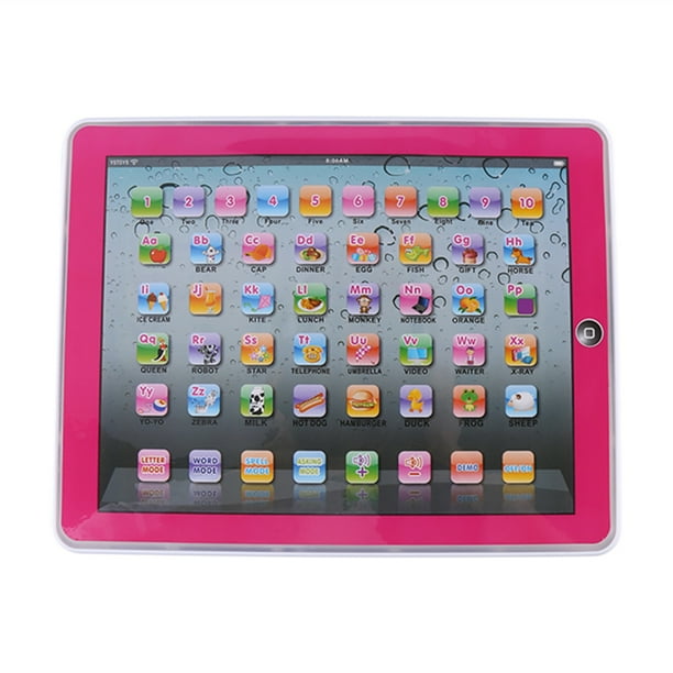 Baby Learning Machine, Plegable Baby English Learning Toy Toy Toy Portable Learning Tablet para Baby Hace Que El Aprendizaje Sea Más Interesante