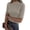 Camel -AO19, variant on Nestiefly Women's Mock Neck Sweater Half Sleeve Slim Fit Breathable Top Ribbed Knit Pullover Casual Fall Clothes Light Gray M