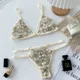 thumbnail image 3 of Conjuntos de Sujetador de encaje para mujer, ropa interior sin costuras, chaleco sin espalda, Bralette Sexy, lencería ultrafina, conjuntos de bragas, envío directo, 3 of 5