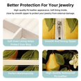 thumbnail image 3 of Thanksgiving Pear Travel Portable Square Jewelry Box with Necklace Organizer, Earring Organizer, and Display Case - Ideal for Rings, Earrings, Necklaces, Bracelets, and More, 3 of 6