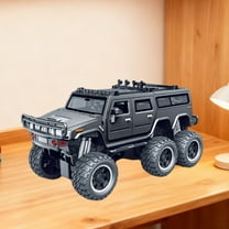 Eespoir Large Six-wheel Car, Off-road Swat Vehicle, Inertia Voice Light, Police Car Model, Boys Gift Idea, Toy Car Collection(Black)
