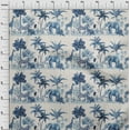 thumbnail image 4 of oneOone Cotton Poplin Medium Blue Fabric Tropical Craft Projects Decor Fabric Printed By The Yard 42 Inch Wide, 4 of 4