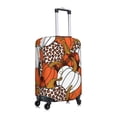 thumbnail image 3 of Balery Luggage Cover Various Pumpkins Leopard Orange White Print Suitcase Covers for Luggage Elastic Washable Suitcase Protector Fits 18-32 Inch Luggage-X-Large, 3 of 9