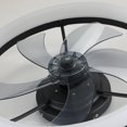 thumbnail image 5 of 6 Speeds Ceiling Fan with Dimmable LED Lights,Black White, 5 of 5