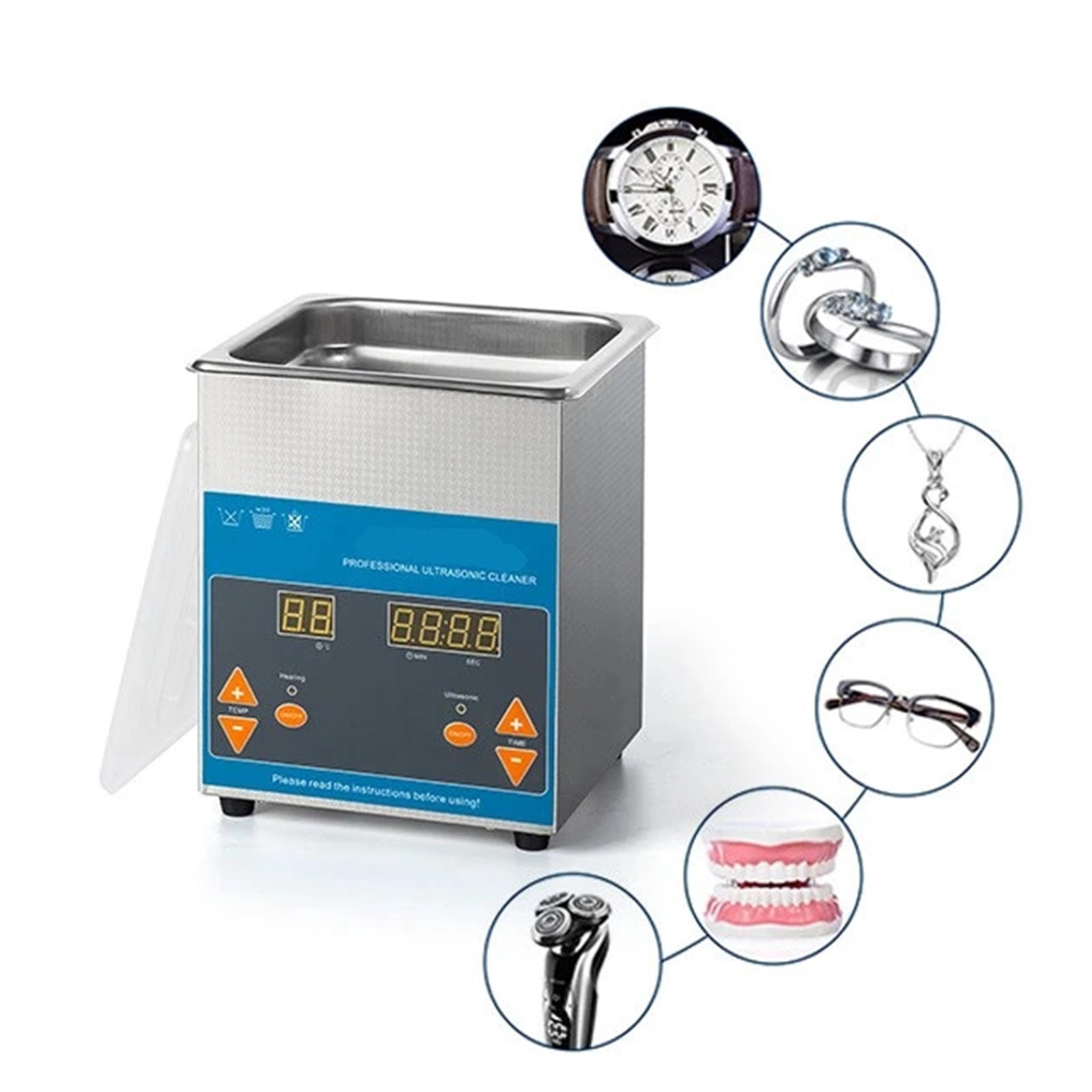 VGT-1613QTD 1.3l Heated Soak Tank Commercial Use Digital Ultrasonic  Cleaner Washing Machine