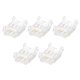 thumbnail image 1 of Conector de tira LED de 5 piezas, conector de 3 pines de 10 mm para luces de tira, conector adaptador de luz LED transparente sin soldadura, 1 of 6