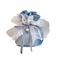 thumbnail image 2 of veasfak Candy Bag Chinese Wedding Chic Drawstring Pouch for Prom Gift Party Supplies Blue, 2 of 9