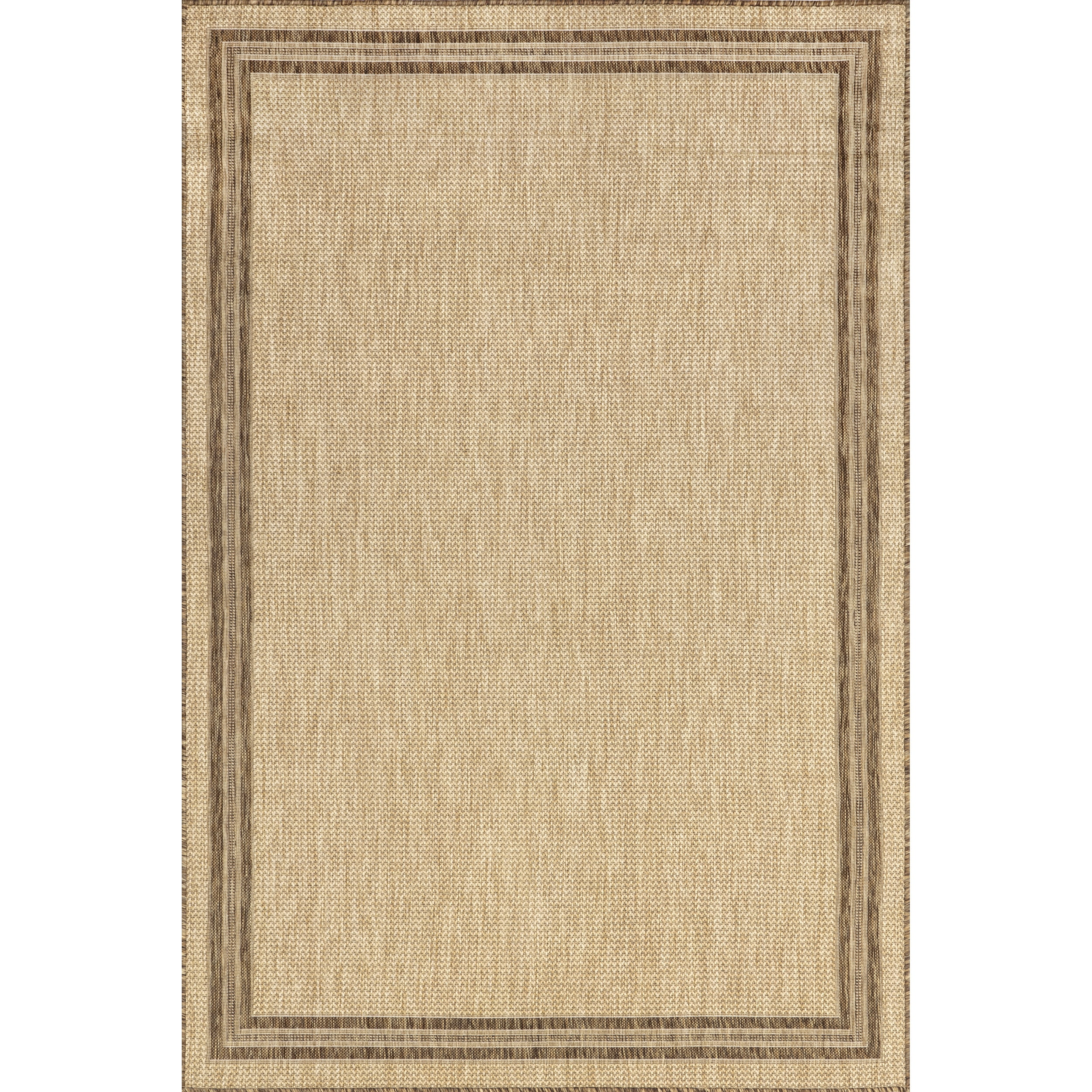 nuLOOM Rasha Classic Border Indoor/Outdoor Area Rug, 8' x 10', Beige