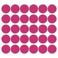 thumbnail image 1 of Unique Bargains 6' Round Floor Sticker Classroom Spot Marker Adhesive Waterproof Vinyl Line Up Sign Rose Red 30 Pack, 1 of 7