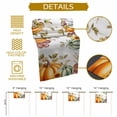 thumbnail image 5 of Pumpkin Sunflower Table Runner, Autumn Thanksgiving Kitchen Dining Table Decoration for Home Party Decor 13x120 Inches, 5 of 9