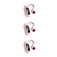 thumbnail image 1 of Bearachild Auricular Inalámbrico Recargable Auricular Pantalla digital Compatible con Bluetooth 5.0 Auricular Auricular colgante, Rosa rosado 3piezas, 1 of 6