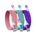 thumbnail image 1 of HAYAN iPhone Charger 3Pack 10 FT Apple MFi Certified Lightning Cable Fast Charging iPhone Charger Cord Compatible with iPhone 14 13 12 11 Pro Max XR XS X 8 7 Plus SE iPad and More, Multicolor, 1 of 1