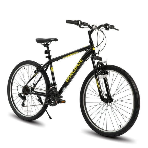 Hiland 26 27.5 Inch Mountain Bike Mens Womens MTB with 21 Speeds High Tensile Steel Frame V Brake Hardtail Bicycle for Adults Walmart