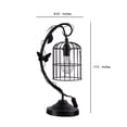thumbnail image 5 of Arc Design Metal Table Lamp with Birdcage Shade, Black, 5 of 5
