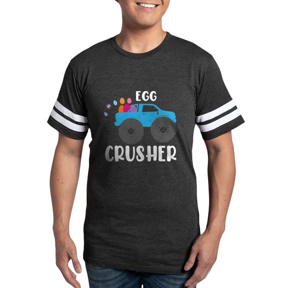 CafePress - Cute Easter Egg Crusher Monster Truck Boys T Shirt - Mens Football Shirt