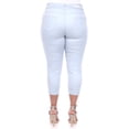 thumbnail image 4 of White Mark Women's Plus Size Capri Jeans, 4 of 5