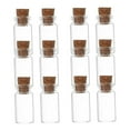 thumbnail image 6 of Hemoton 12Pcs Glass Bottles Cork Stoppers DIY Decoration Mini Glass Vials Small Glass Bottles Jars Corks Glass Bottle Vial Cork Bottle (L), 6 of 8