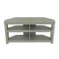 thumbnail image 6 of Inval 4-Shelf Corner TV Stand for TVs up to 60”, Smoke Oak, 6 of 7