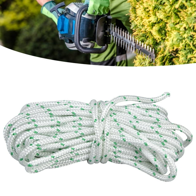Démarreur 4.5mmx10m Corde de Démarreur à Rappel en Nylon pour Tondeuse à Gazon