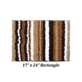 thumbnail image 3 of Better Trends 17" x 24" Bathroom Rugs 100% Polyester Soft Water Absorbent Non Slip Bath Mat Machine Washable Rug Griffie Collection - Brown, 3 of 8
