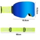 thumbnail image 2 of Gafas de esquí antivaho de doble capa, gafas de esquí antivaho para hombres y mujeres al aire libre, 2 of 5