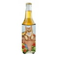 thumbnail image 2 of Carolines Treasures CDCO0395MUK Ginger Cat In Pot by Debbie Cook Ultra Beverage Insulators for slim cans  Slim Can, 2 of 3
