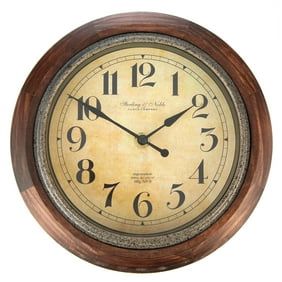 Jomparis 12 Quot Night Light Function Wooden Round Wall Clock