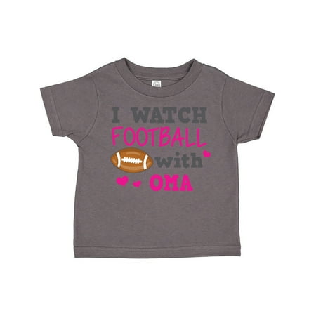 

Inktastic I Watch Football with My Oma Gift Toddler Toddler Girl T-Shirt
