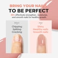 thumbnail image 3 of modelones Nail Strengthener Ridge Filler for Nails Repair Kits Jelly Nude Nail Polish for Thin Weak & Damaged Nails Hardener for Nail Protection, Nail Care, 15ml, 3 of 10