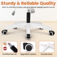 thumbnail image 5 of NEO CHAIR Office Desk Gaming Chair Computer High Back Mesh Seat with Rolling Wheels Ergonomic Adjustable Comfy Flip-up Armrests Lumbar Support Height for Home (Beige), 5 of 9