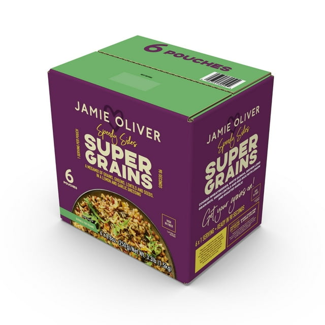 Jamie Oliver Super Grains, 8.8 oz., 6 pk.