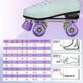 thumbnail image 5 of JZY Adult High-Top Retro Roller Skates, Unisex Glitter Skates for Indoor/Outdoor Use, PU Durable Wheels, Stable Weight Support, 5 of 6