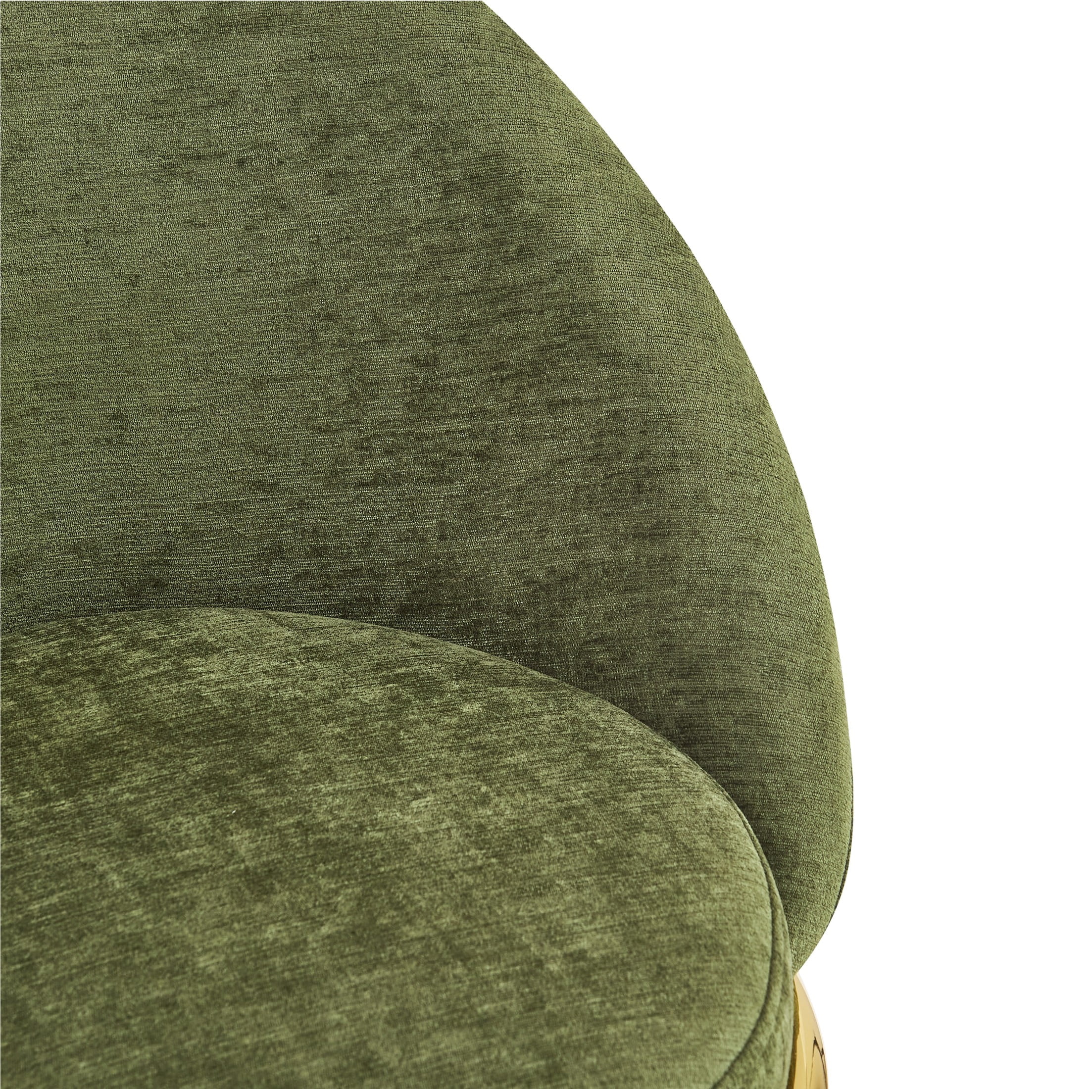 Christopher Knight Home Luxury Green Upholstered Barstools, Gold Metal Frame, Set of 4