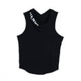 thumbnail image 4 of AMERTEER Hommes Débardeur Sweat à Capuche Fitness Pull Sans Manches Blanc M, 4 of 4