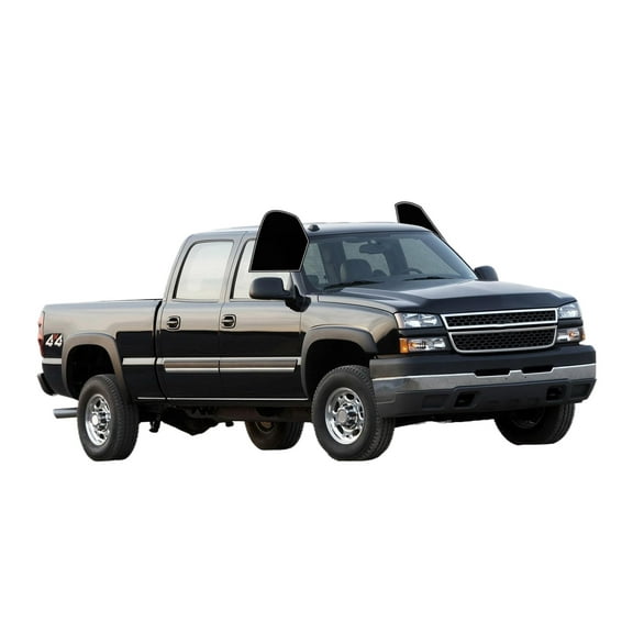 Haiy Co - PreCut 2Ply 05% Window Tint Film Kit For 2007-2013 Chevrolet Silverado 2500 Extended -Front Windows