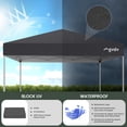 thumbnail image 2 of GVDV Canopy Tent, 10x10 ft Easy Pop up Outdoor Canopy Tent, Portable Straight Leg Gazebo Instant Canopy, 2 of 11