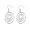 Silver, variant on 1 Pair Women Hook Earrings Hollow Vortex Shape Smooth Polished Ear Decoration Jewelry Vacation Earrings Party Hanging Earrings Commute Dangle Earrings