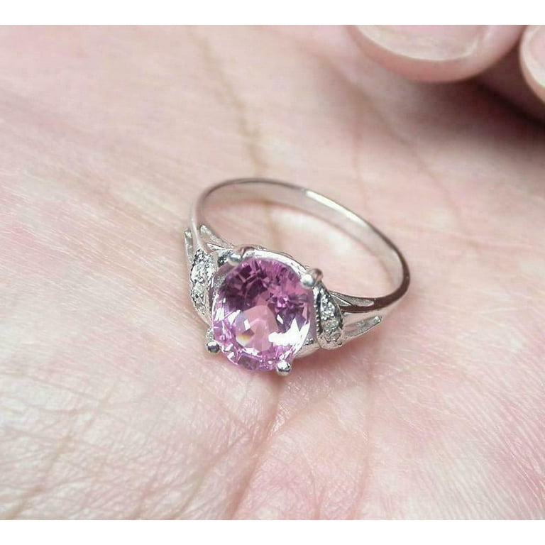 Kunzite deals wedding ring