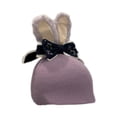 thumbnail image 4 of harper Ski Helmet Cover Decorative Cartoon Soft Protector Knitted Hat Decoration Winter Purple Bunny Ear, 4 of 9