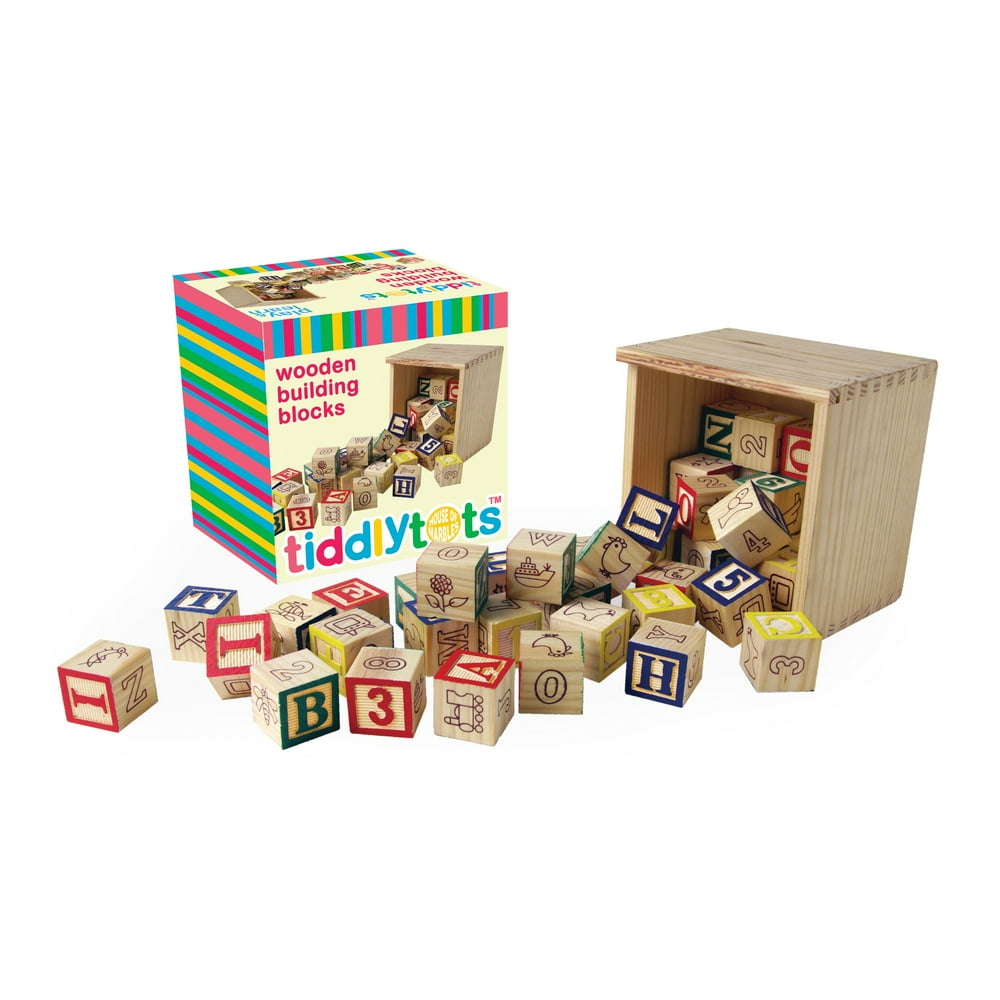 TiddlyTots Wooden Building Blocks