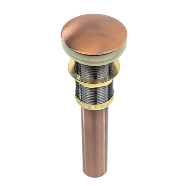 Contra Canasta Meer CNX para Lavabo 1 1/4" Pop-Up SS Color Oro Rosado Cespol Circular