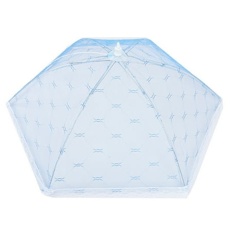 

jiawei Folding Hexagon Lace Mesh Umbrella Food Net Cover Anti Fly Bug Dust Protector