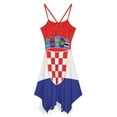 thumbnail image 2 of Flag of Croatia Dress Elegant Party Dresses Evening Dresses Women Dress Long Dresses Sleeveless Dress Ladies Dresses, 2 of 4